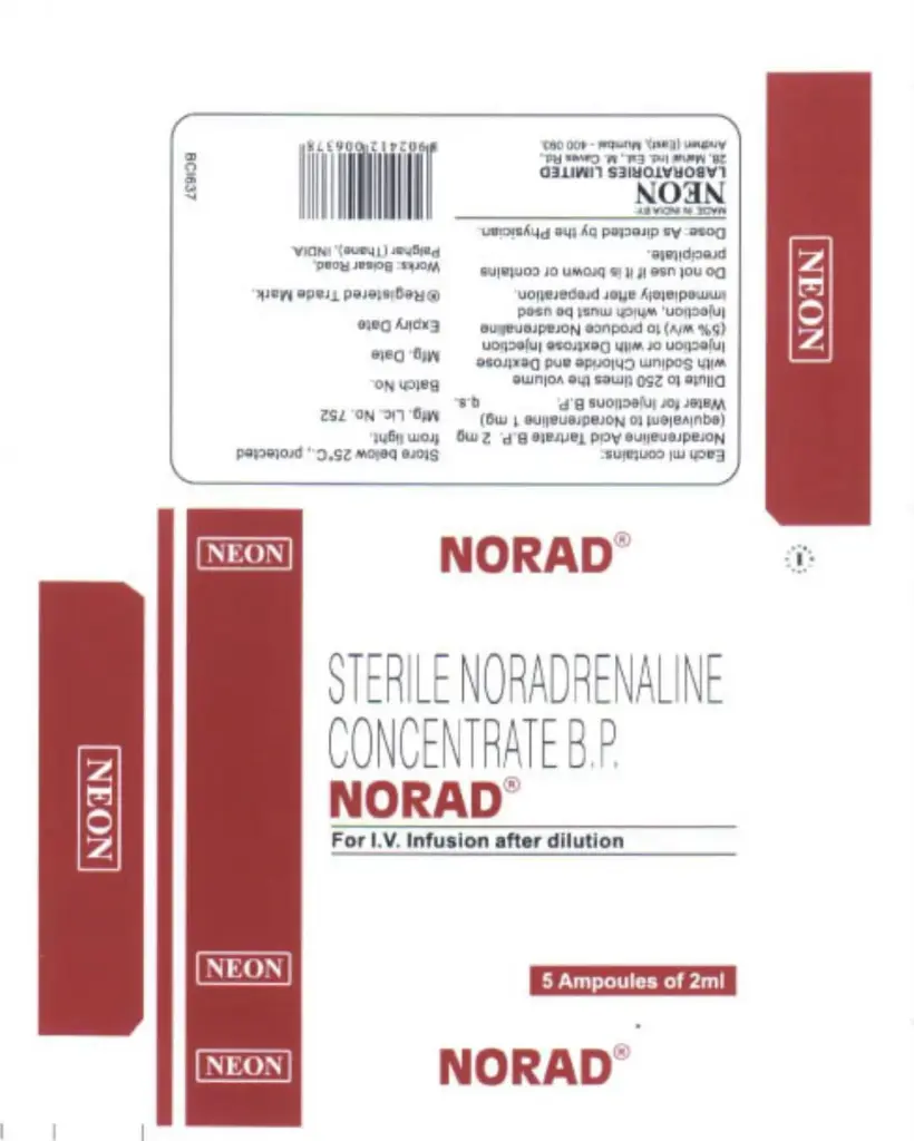 Норалин 2мг/мл 2мл №2 ам