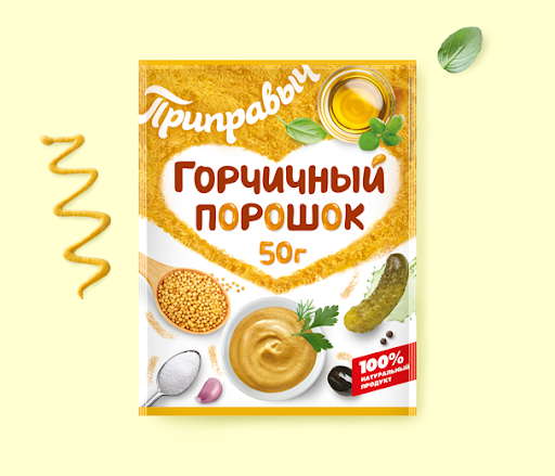 Горчичник Приправыч нунтаг 50г №1 