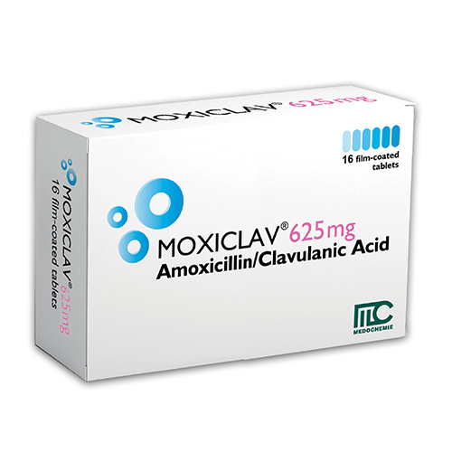 Амоксиклав 625мг №16 /Моксиклав/ таб