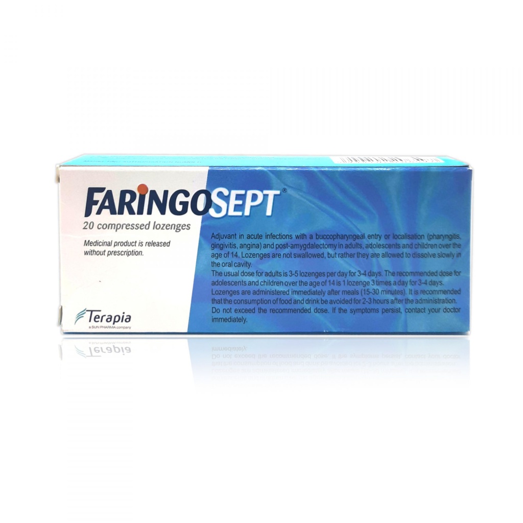 Фарингосепт 10мг №20 шахмал