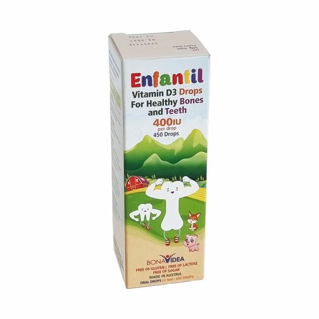 Энфантил Вит Д3 400 ОУН/дусал 12мл №1