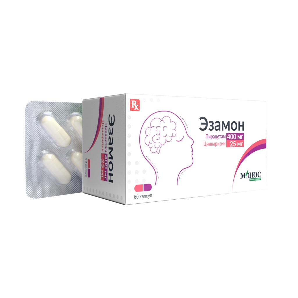 Эзамон 400/25 №60 капсул/Монос/