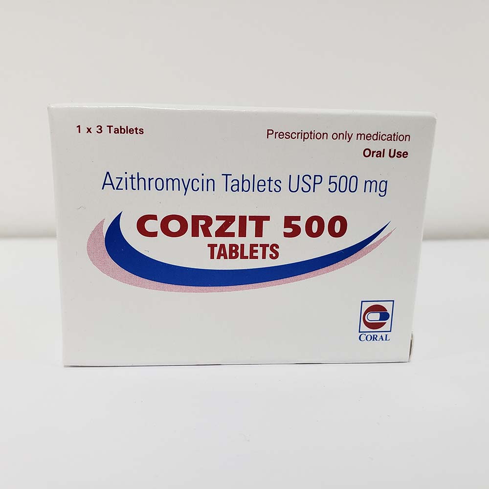 Азитромицин 500мг №3 шахмал/ Корзит/